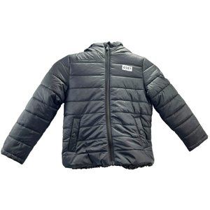 michael kors, boy jacket, long sleeve, color black, size 5/6, shell 100% nylon,